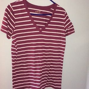 Striped Maroon Shirt